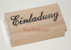 Einladung - Stempel B6052